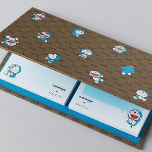 NWT Gucci x Doraemon Notepad (2021) w/ Japanese Magazine Oggi